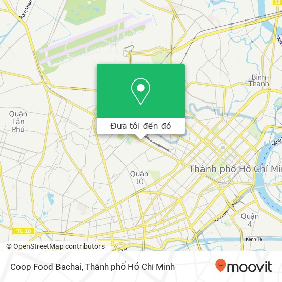 Bản đồ Coop Food Bachai