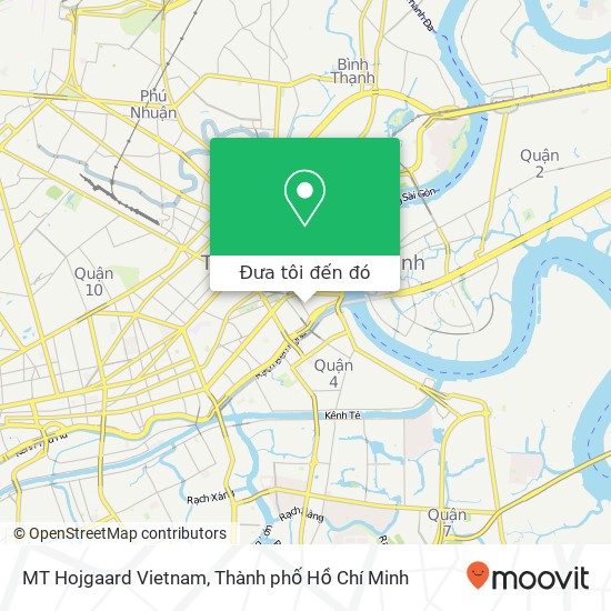 Bản đồ MT Hojgaard Vietnam