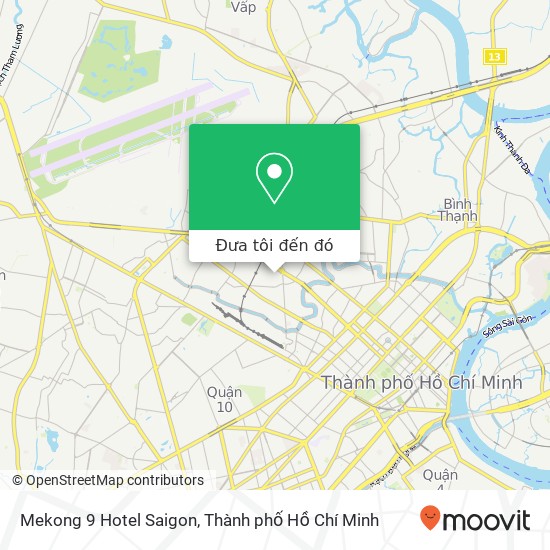 Bản đồ Mekong 9 Hotel Saigon