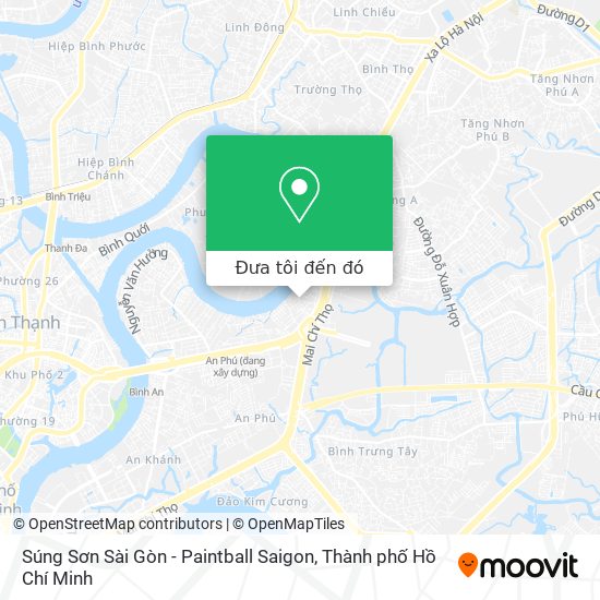 Bản đồ Súng Sơn Sài Gòn - Paintball Saigon