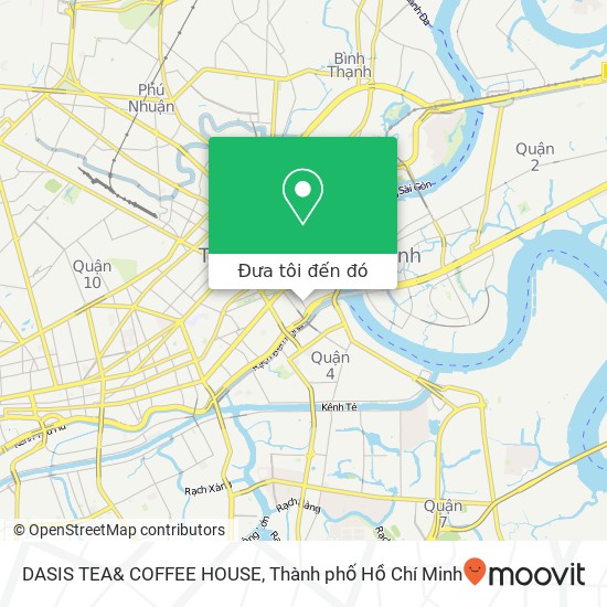 Bản đồ DASIS TEA& COFFEE HOUSE