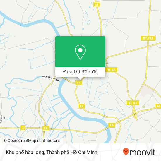 Bản đồ Khu phố hòa long