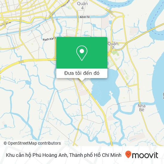 Bản đồ Khu căn hộ Phú Hoàng Anh