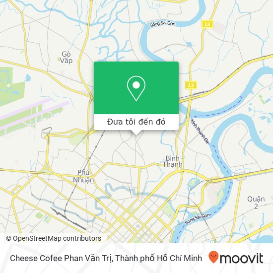 Bản đồ Cheese Cofee Phan Văn Trị