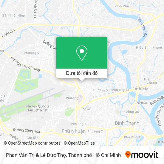Bản đồ Phan Văn Trị & Lê Đức Thọ