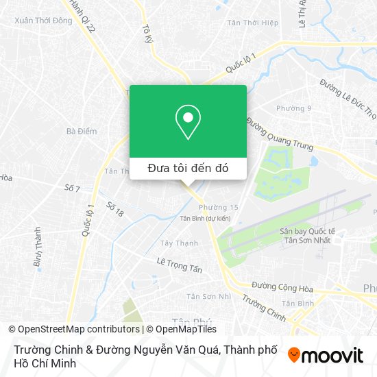 Bản đồ Trường Chinh & Đường Nguyễn Văn Quá