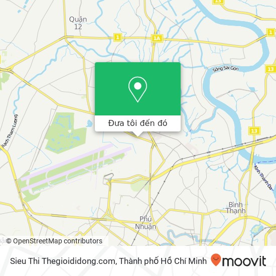 Bản đồ Sieu Thi Thegioididong.com