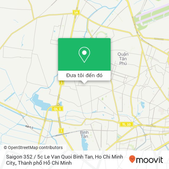 Bản đồ Saigon 352 / 5c Le Van Quoi Binh Tan, Ho Chi Minh City,