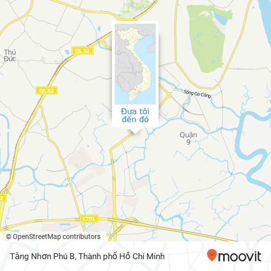 Bản đồ Tăng Nhơn Phú B