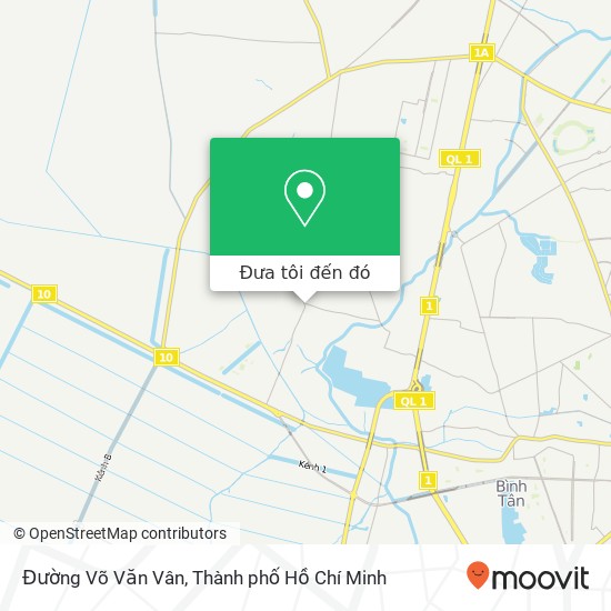 Bản đồ Đường Võ Văn Vân