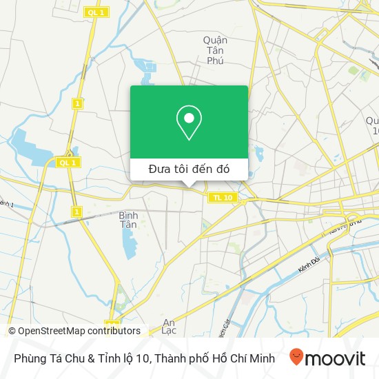 Bản đồ Phùng Tá Chu & Tỉnh lộ 10