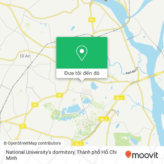 Bản đồ National University's dormitory