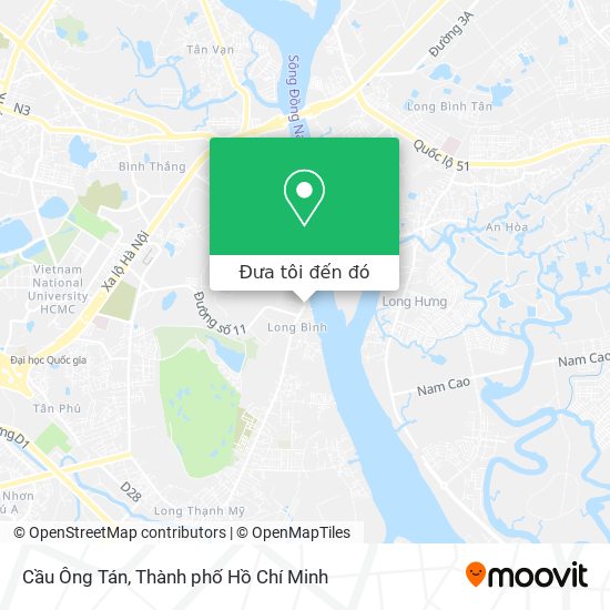 Bản đồ Cầu Ông Tán