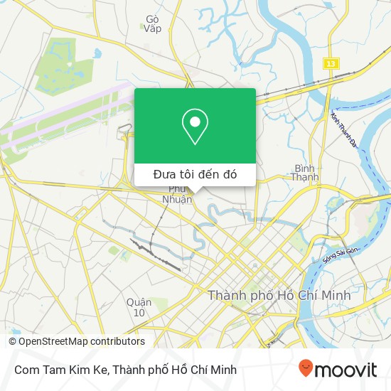 Bản đồ Com Tam Kim Ke