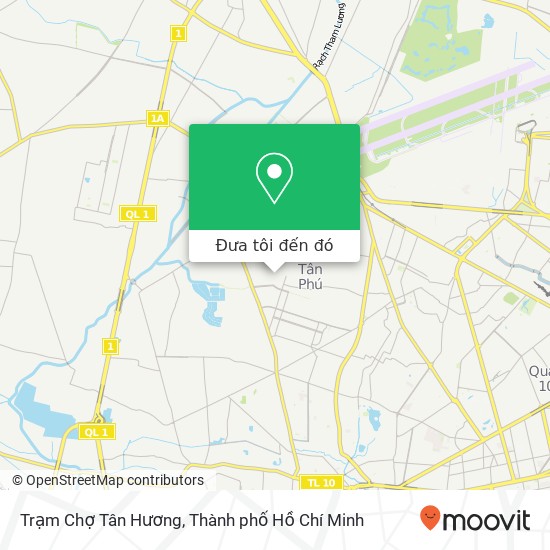 Bản đồ Trạm Chợ Tân Hương