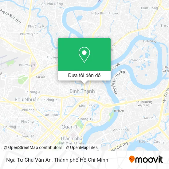 Bản đồ Ngã Tư Chu Văn An