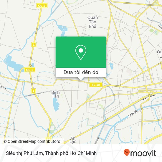 Bản đồ Siêu thị Phú Lâm