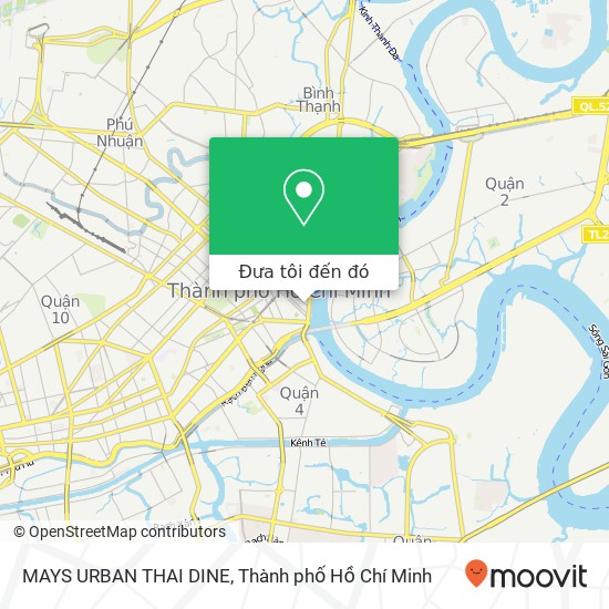 Bản đồ MAYS URBAN THAI DINE