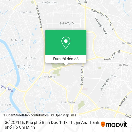 Bản đồ Số 2C / 11E, Khu phố Bình Đức 1, Tx.Thuận An