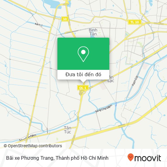 Bản đồ Bãi xe Phương Trang