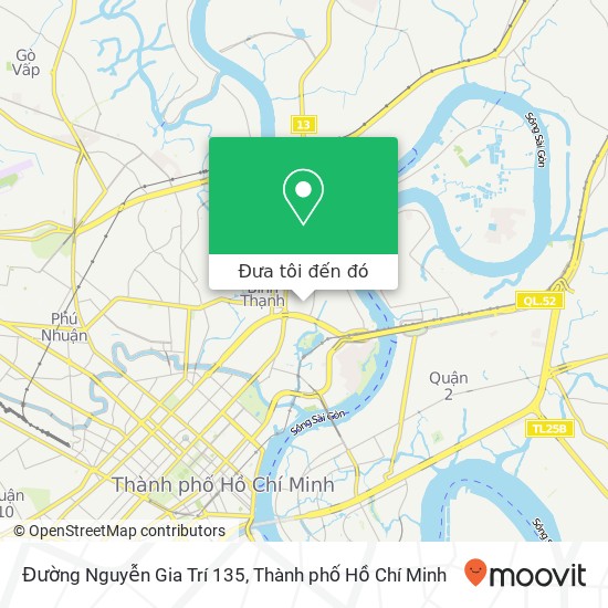 Bản đồ Đường Nguyễn Gia Trí 135
