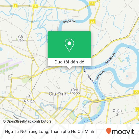 Bản đồ Ngã Tư Nơ Trang Long