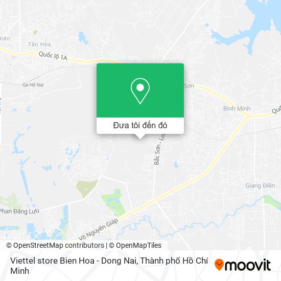 Bản đồ Viettel store Bien Hoa - Dong Nai