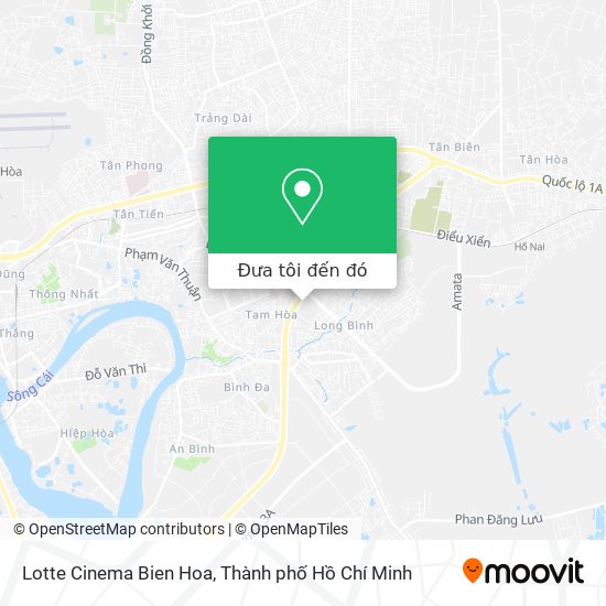 Bản đồ Lotte Cinema Bien Hoa