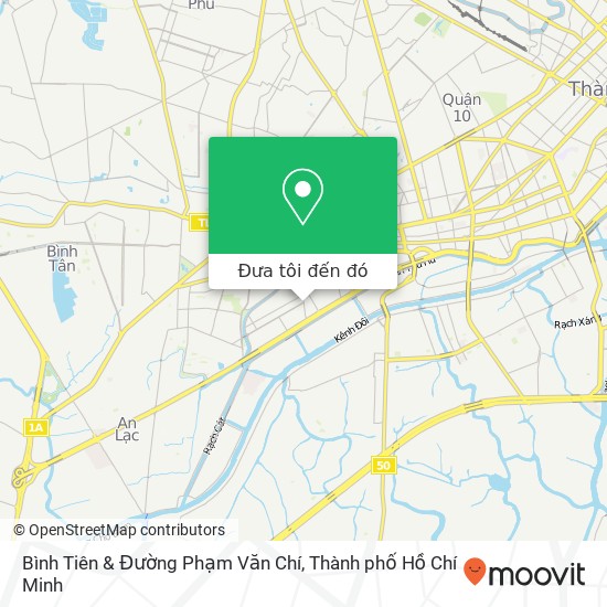Bản đồ Bình Tiên & Đường Phạm Văn Chí