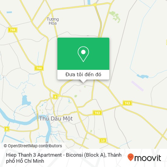 Bản đồ Hiep Thanh 3 Apartment - Biconsi (Block A)