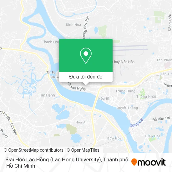 Bản đồ Đại Học Lạc Hồng (Lac Hong University)