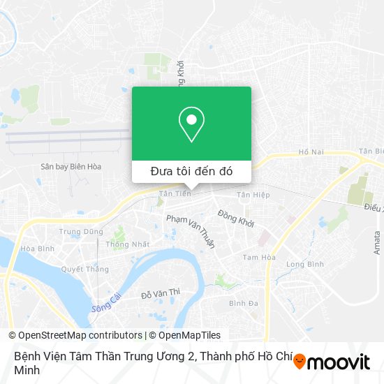 Bản đồ Bệnh Viện Tâm Thần Trung Ương 2