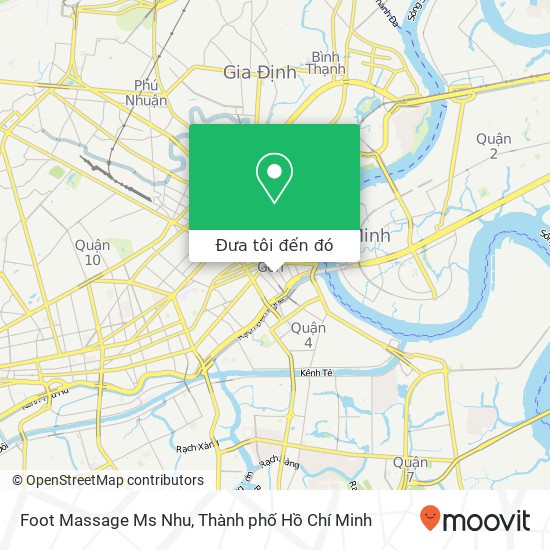 Bản đồ Foot Massage Ms Nhu