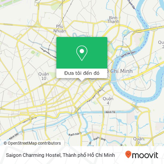 Bản đồ Saigon Charming Hostel