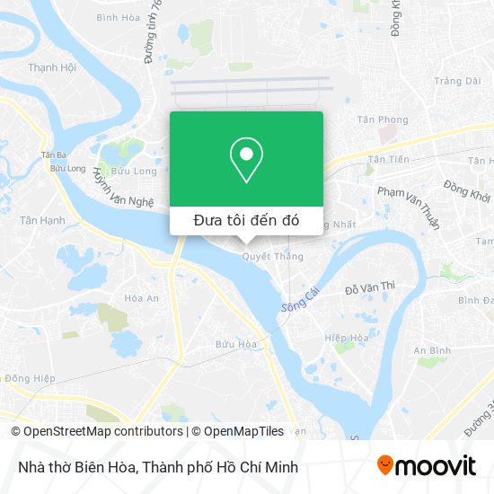 Bản đồ Nhà thờ Biên Hòa