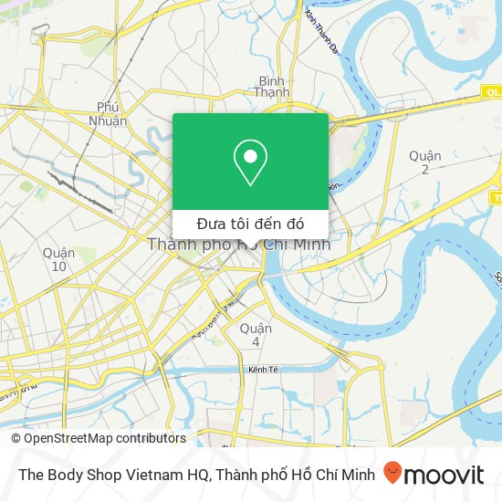 Bản đồ The Body Shop Vietnam HQ