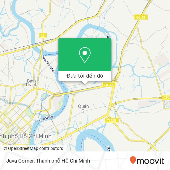 Bản đồ Java Corner