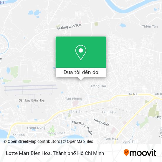 Bản đồ Lotte Mart Bien Hoa