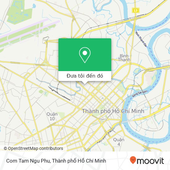 Bản đồ Com Tam Ngu Phu