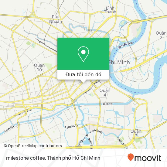 Bản đồ milestone coffee