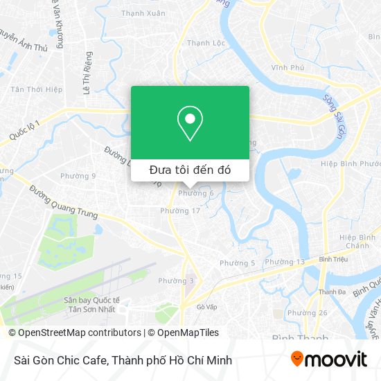 Bản đồ Sài Gòn Chic Cafe