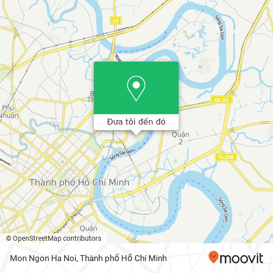 Bản đồ Mon Ngon Ha Noi