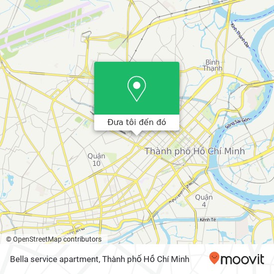 Bản đồ Bella service apartment