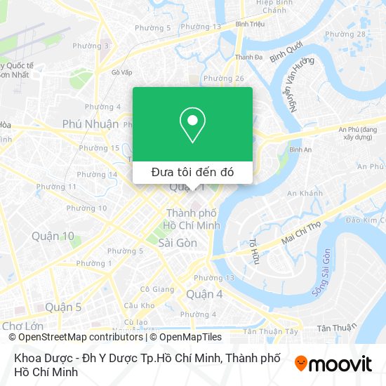 Bản đồ Khoa Dược - Đh Y Dược Tp.Hồ Chí Minh