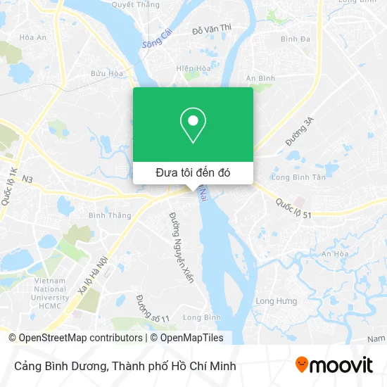 Bản đồ Cảng Bình Dương