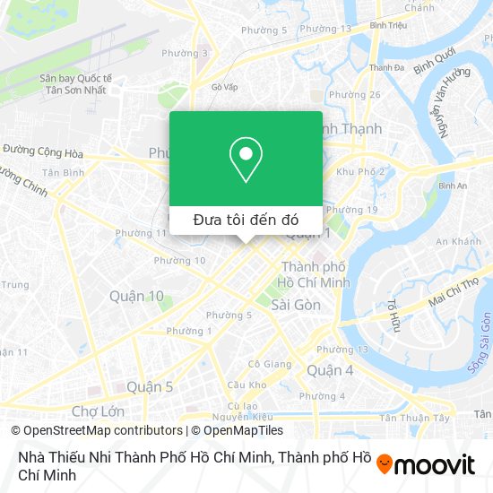Bản đồ Nhà Thiếu Nhi Thành Phố Hồ Chí Minh