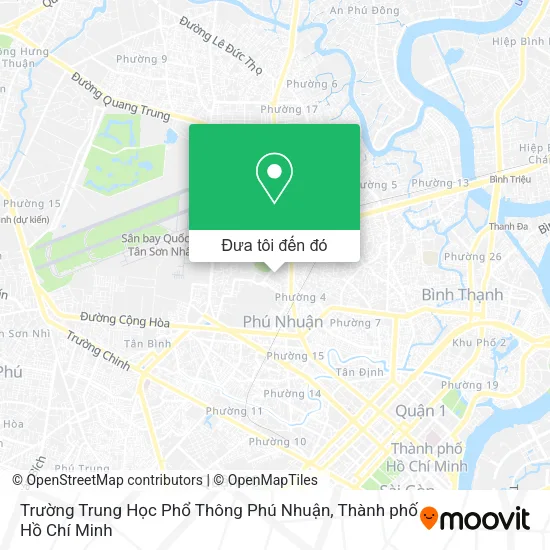 Bản đồ Trường Trung Học Phổ Thông Phú Nhuận