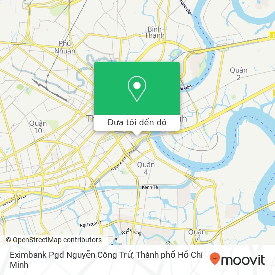 Bản đồ Eximbank Pgd Nguyễn Công Trứ