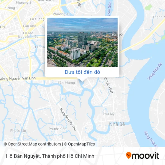 Bản đồ Hồ Bán Nguyệt