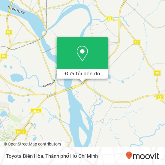 Bản đồ Toyota Biên Hòa